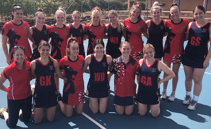 Trinity Old Scholars Netball Club team