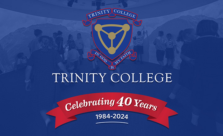 Trinity College 40th Birthday invitation