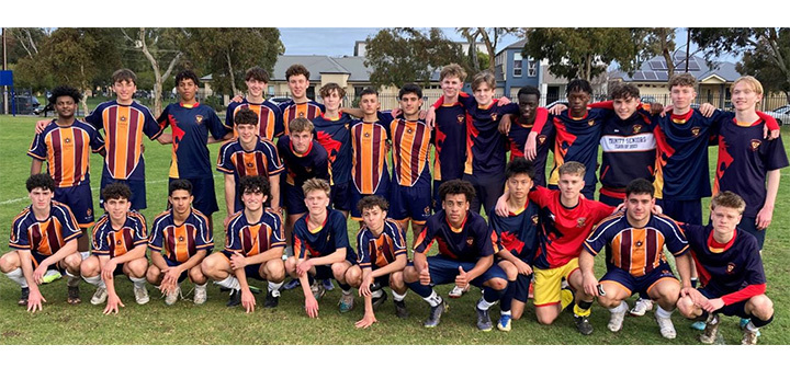 Intercol Trinity and St Michaels First XI Boys soccer teams