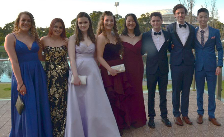 Adelaide private school Trinity College Year 11 students