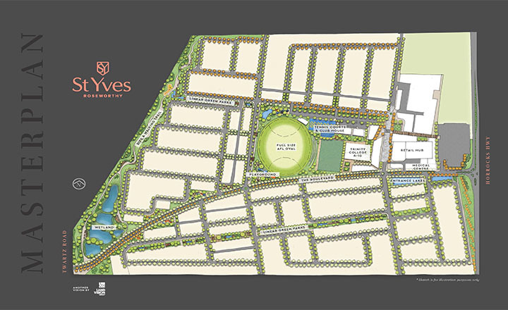 Trinity College placement within the broader Roseworthy plan.