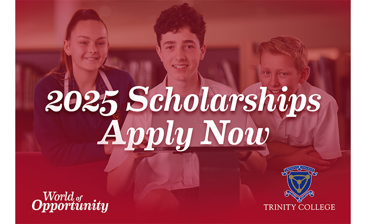 Adelaide private schools scholarships Trinity College