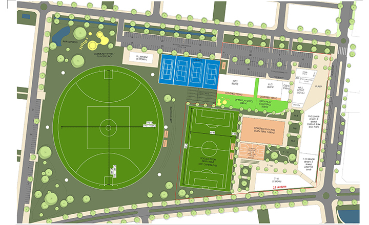 Adelaide private school Trinity College Roseworthy layout