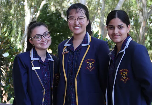 Three Trinity College SACE Results Yr 12 students