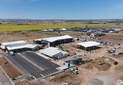 Roseworthy campus construction aerial view