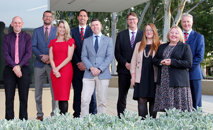 The Trinity College staff who were presented with Professional Learning Certificates in Future Oriented Learning (PCFOL).
