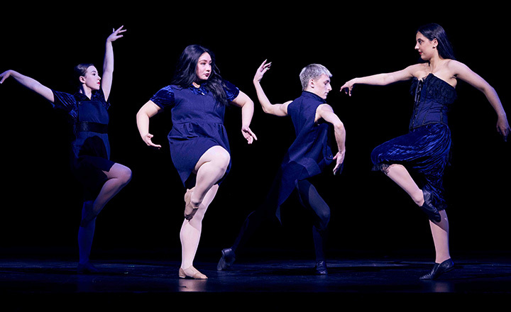 Performance by dance students at Trinity College