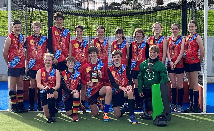 Trinity College 2022 State Hockey 7/8/9 Mixed Knockout Champions