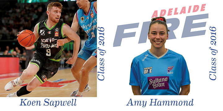 Sporting Hall of Fame achievers Koen Sapwell and Amy Hammond