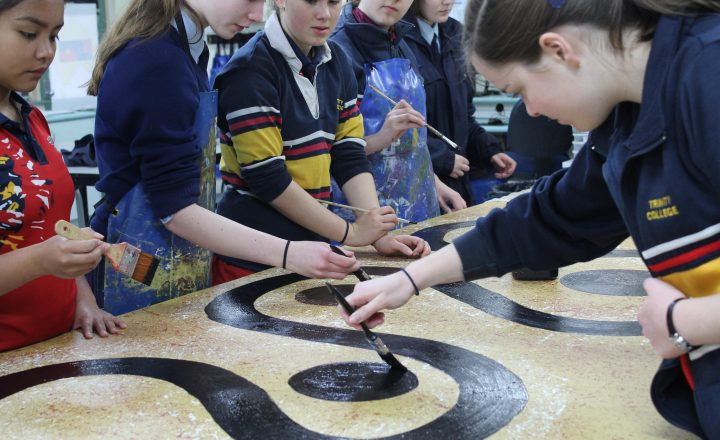 Trinity offers Visual Art and Design from Year 6 through to Year 12.