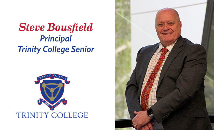 Trinity College Senior Principal Steve Bousfield