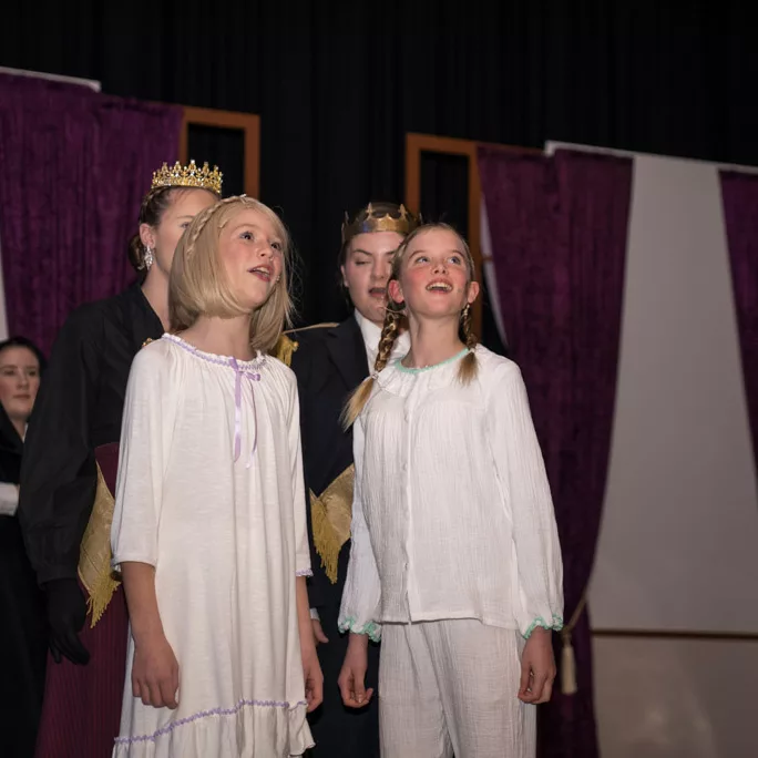 Student performers during Gawler River production of "Frozen JR"