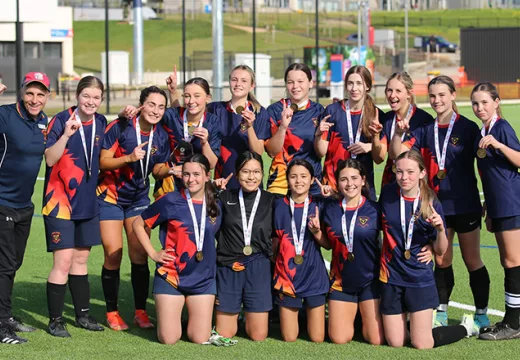 Private schools adelaide Trinity Open Girls Soccer Team