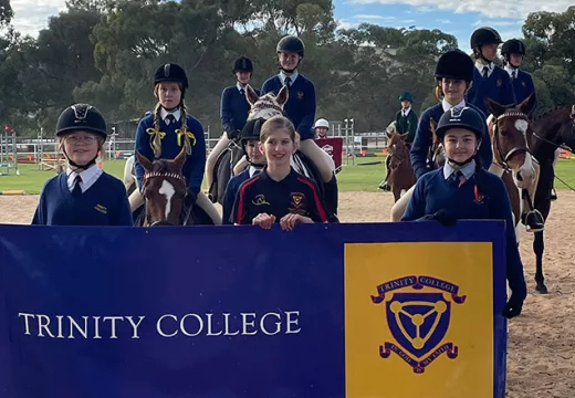 Adelaide private schools Trinity College equestrian