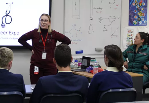 Trinity College "Day in the Life" career expo guest speaker