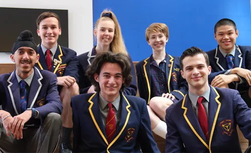 Trinity Institute Senior students