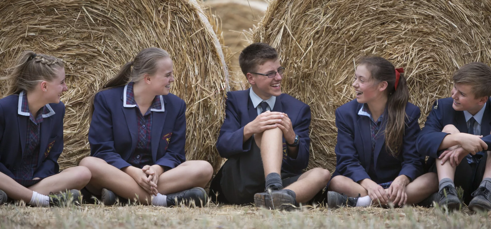 Group of middle school Trinity College students