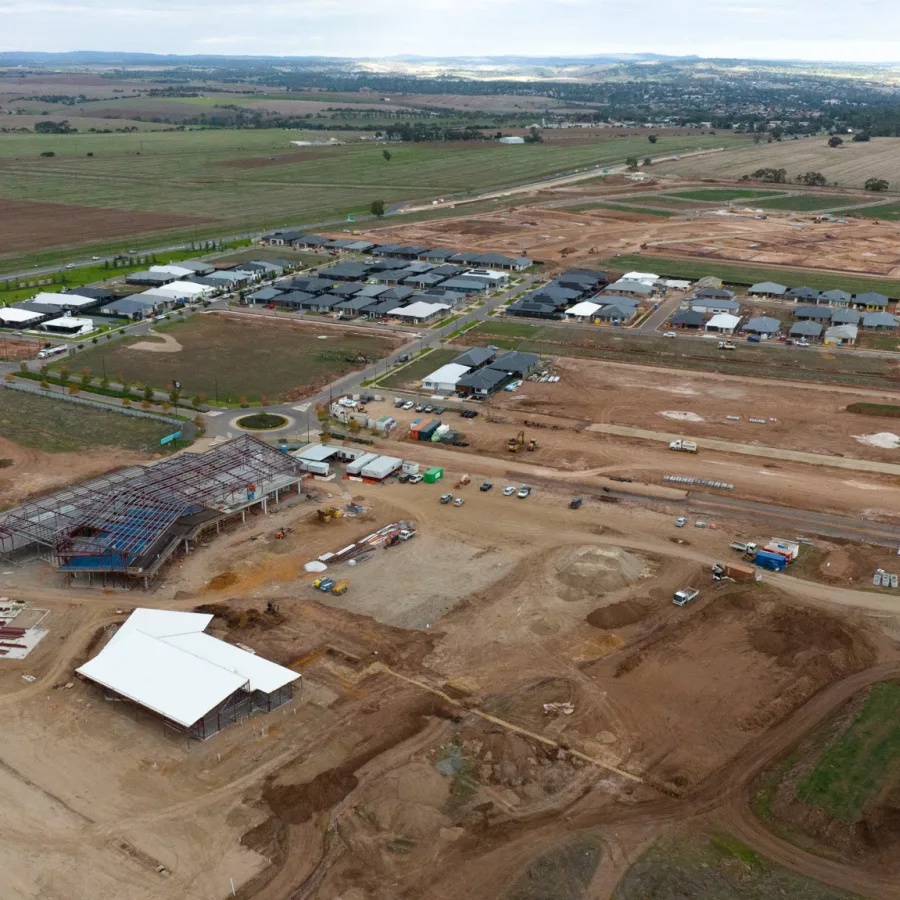 Aerial view of Trinity College Roseworthy