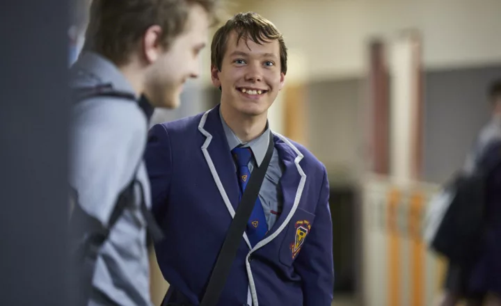 A Trinity College Senior School Student.