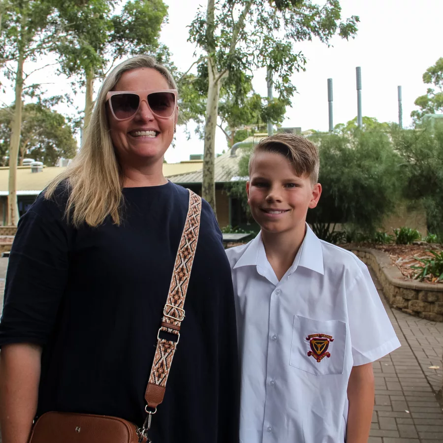 2023 Welcome to New Trinity College Students Mother & Son