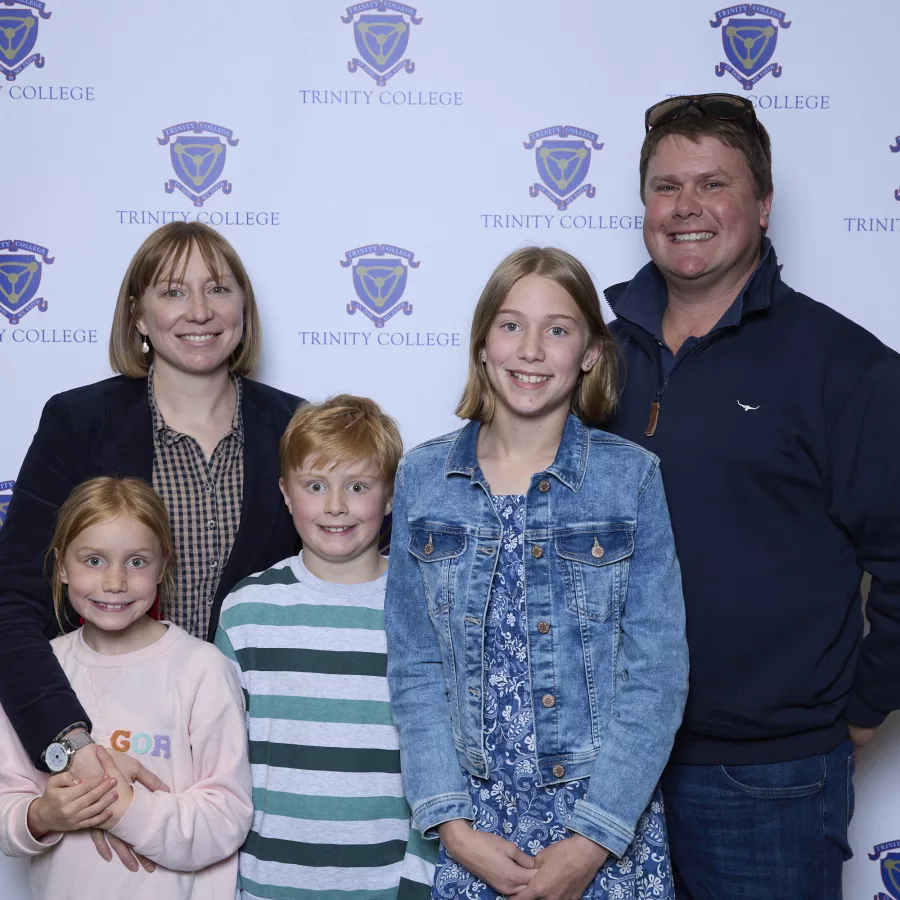 Family at the Trinity College Marnkutyi Parirna Theatre Official Opening