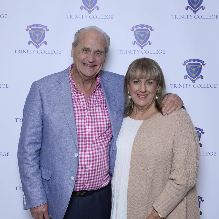 Couple at the official opening of the new Marnkutyi Parirna (Three Rivers) Theatre.