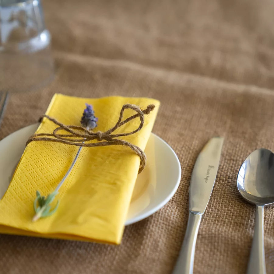 Place setting at the Foundation Spring Luncheon